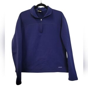 Patagonia Capilene  fleece lined  quarter zip  long sleeve  sweater